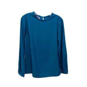 Pendleton Teal Silky Blouse